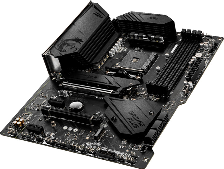MSI - B550 GAMING PLUS (Socket AM4) USB-C Gen 2 AMD ATX GAMING Motherboard PCIE Gen 4 - Black_4