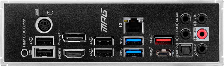 MSI - B550 GAMING PLUS (Socket AM4) USB-C Gen 2 AMD ATX GAMING Motherboard PCIE Gen 4 - Black_2