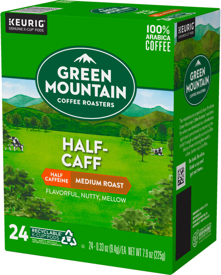 Green Mountain Coffee - Half Caff Coffee, Keurig Single-Serve K-Cup pods, Medium Roast, 24 Count_2