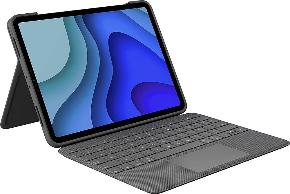 Logitech - Folio Touch Keyboard Folio for Apple iPad Pro 11" (1st, 2nd & 3rd Gen) with Precision Trackpad - Graphite_0