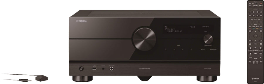 Yamaha - AVENTAGE RX-A6A 150W 9.2-Channel AV Receiver with 8K HDMI and MusicCast - Black_0