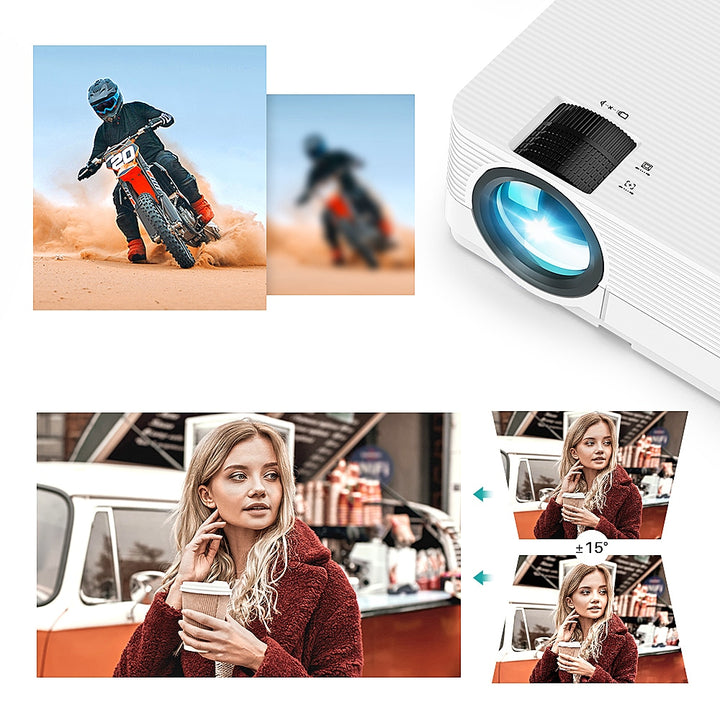 Vankyo - Leisure 470 Wireless Mini Projector - White_6