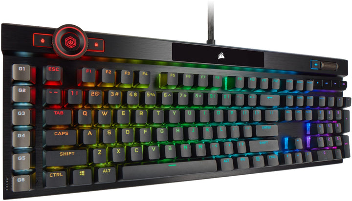 CORSAIR - K100 RGB Full-size Wired Mechanical OPX Linear Switch Gaming Keyboard with Elgato Stream Deck Software Integration - Black_9
