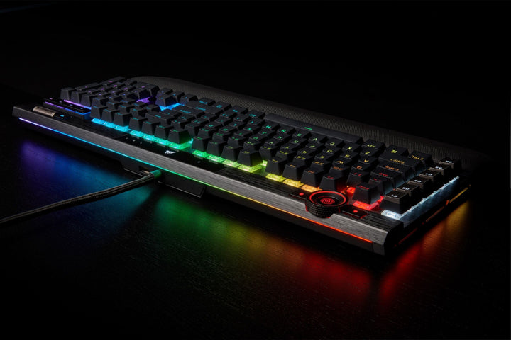 CORSAIR - K100 RGB Full-size Wired Mechanical OPX Linear Switch Gaming Keyboard with Elgato Stream Deck Software Integration - Black_20