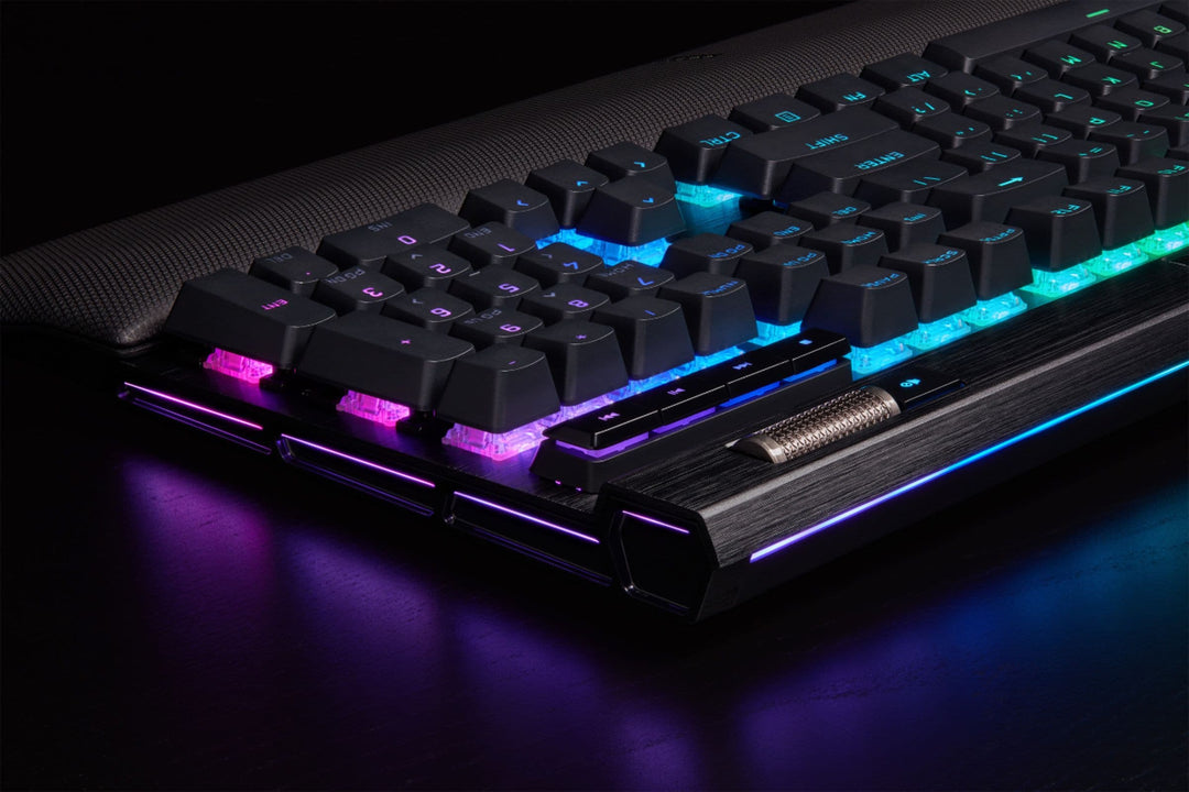 CORSAIR - K100 RGB Full-size Wired Mechanical OPX Linear Switch Gaming Keyboard with Elgato Stream Deck Software Integration - Black_18