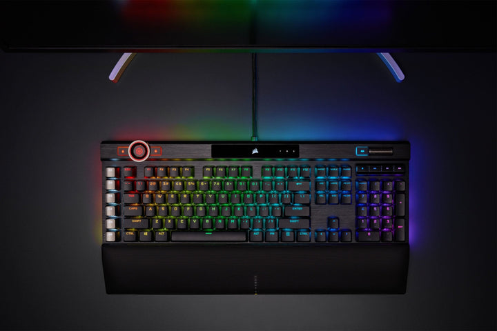 CORSAIR - K100 RGB Full-size Wired Mechanical OPX Linear Switch Gaming Keyboard with Elgato Stream Deck Software Integration - Black_14