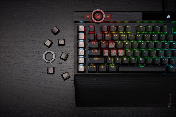 CORSAIR - K100 RGB Full-size Wired Mechanical OPX Linear Switch Gaming Keyboard with Elgato Stream Deck Software Integration - Black_15