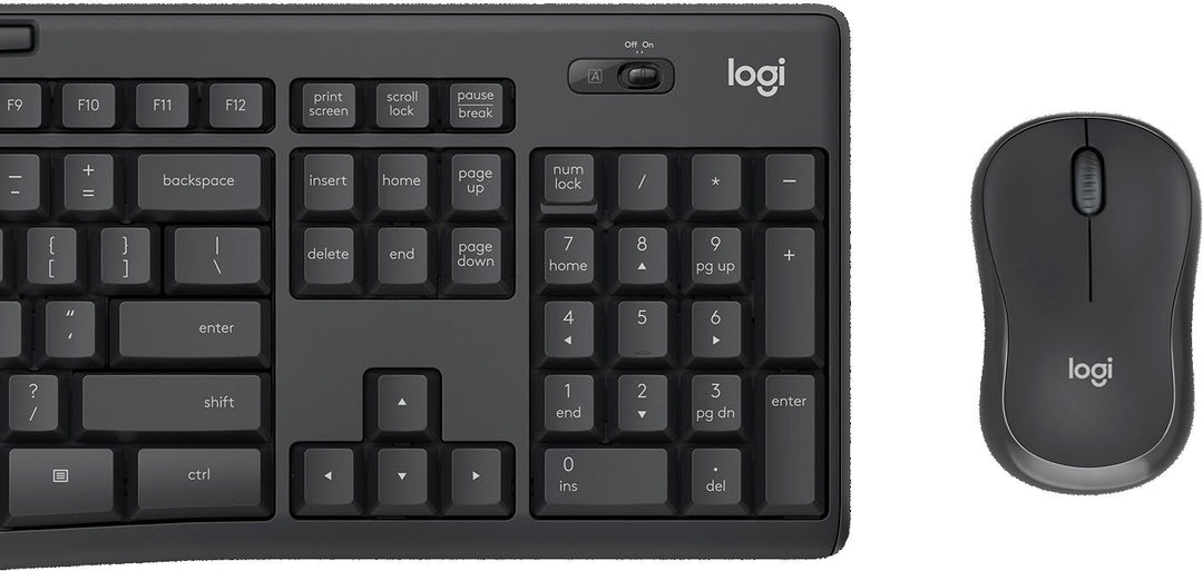 Logitech - MK295 Full-size Wireless Membrane Keyboard and Mouse Bundle - Graphite_2