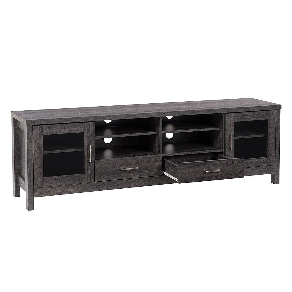 CorLiving - Hollywood TV Cabinet, for TVs up to 85" - Dark Gray_4