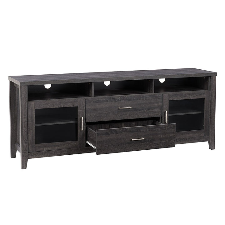 CorLiving - Hollywood TV Cabinet with Drawers, for TVs up to 85" - Dark Gray_3