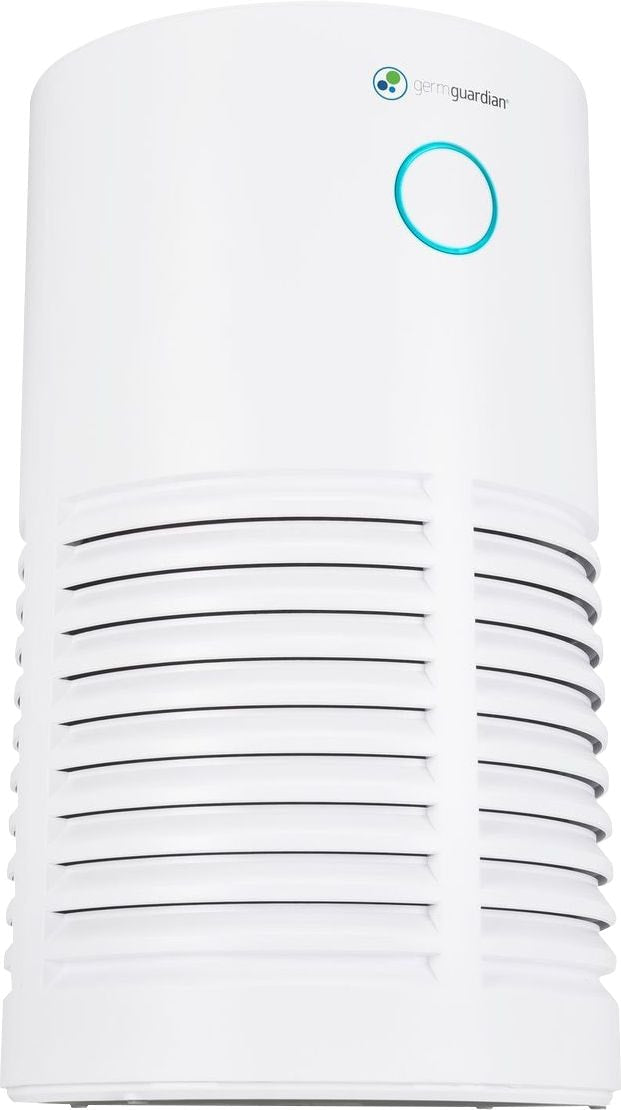 GermGuardian - AC4711W 15-inch 4-in-1 HEPA Filter Air Purifier for Homes, Medium Rooms, Allergies, Smoke, Dust, Dander - White_1