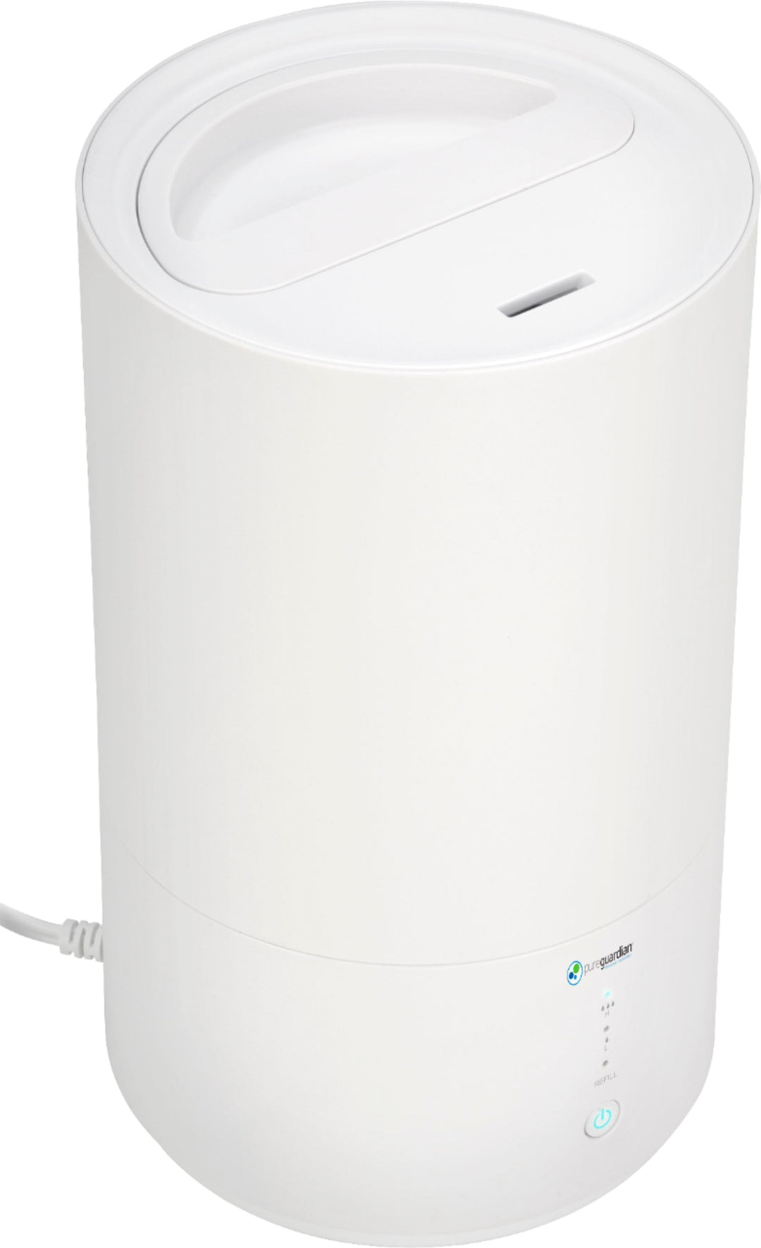 PureGuardian - H950AR Ultrasonic Cool Mist Top Fill Humidifier with Aromatherapy, .80-Gallon - White_2