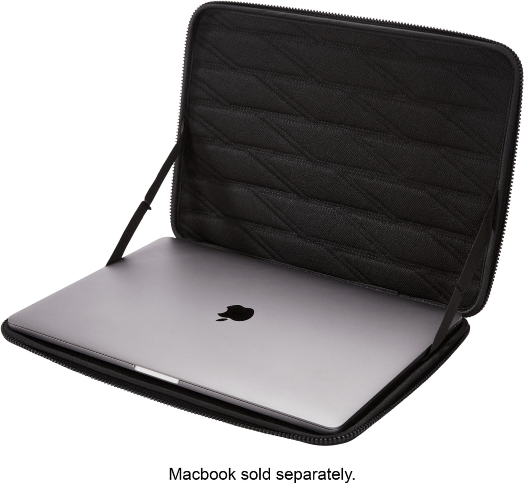 Thule - Gauntlet Laptop Sleeve Laptop Case for 16” Apple MacBook Pro, 15” Apple MacBook Pro, PCs Laptops & Chromebooks up to 14” - Black_4