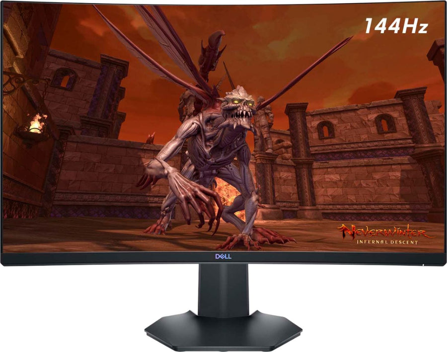 Dell - S2721HGF 27" Gaming - LED Curved FHD FreeSync and G-SYNC Compatible Monitor (DisplayPort, HDMI) - Black_0