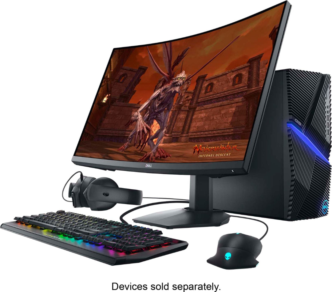 Dell - S2721HGF 27" Gaming - LED Curved FHD FreeSync and G-SYNC Compatible Monitor (DisplayPort, HDMI) - Black_6