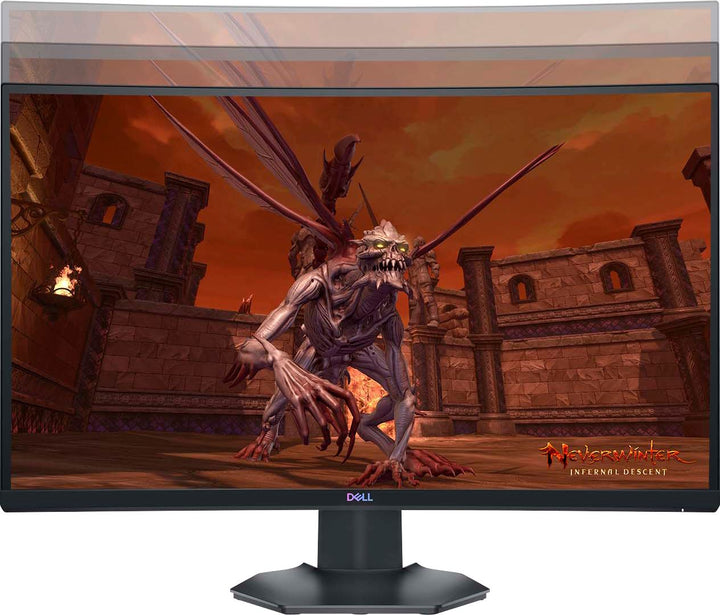 Dell - S2721HGF 27" Gaming - LED Curved FHD FreeSync and G-SYNC Compatible Monitor (DisplayPort, HDMI) - Black_2