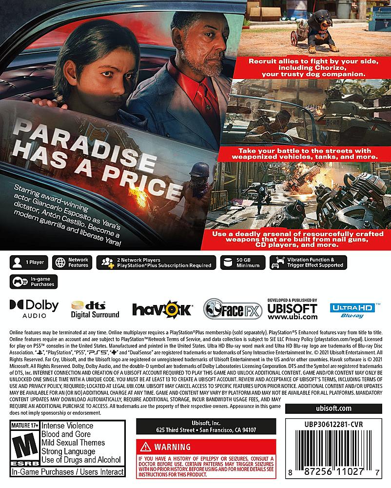 Far Cry 6 Standard Edition - PlayStation 5_1