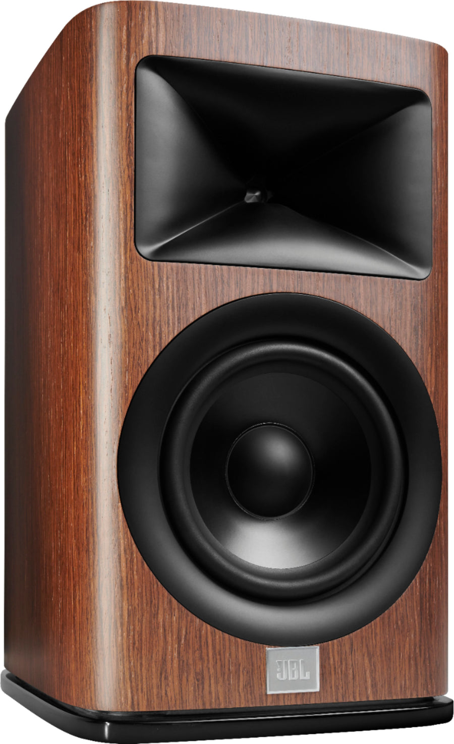 JBL - HDI1600 6.5" 2-way bookshelf loudspeaker with 1" compression tweeter, each - Walnut Wood Finish_0