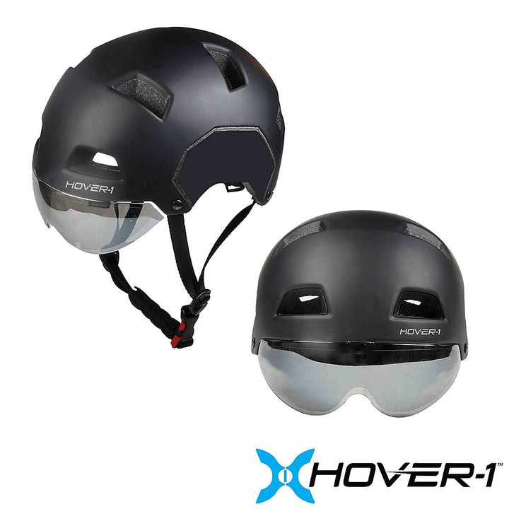 Hover-1 - Helmet with Detachable Visor - Black - Size Large_6