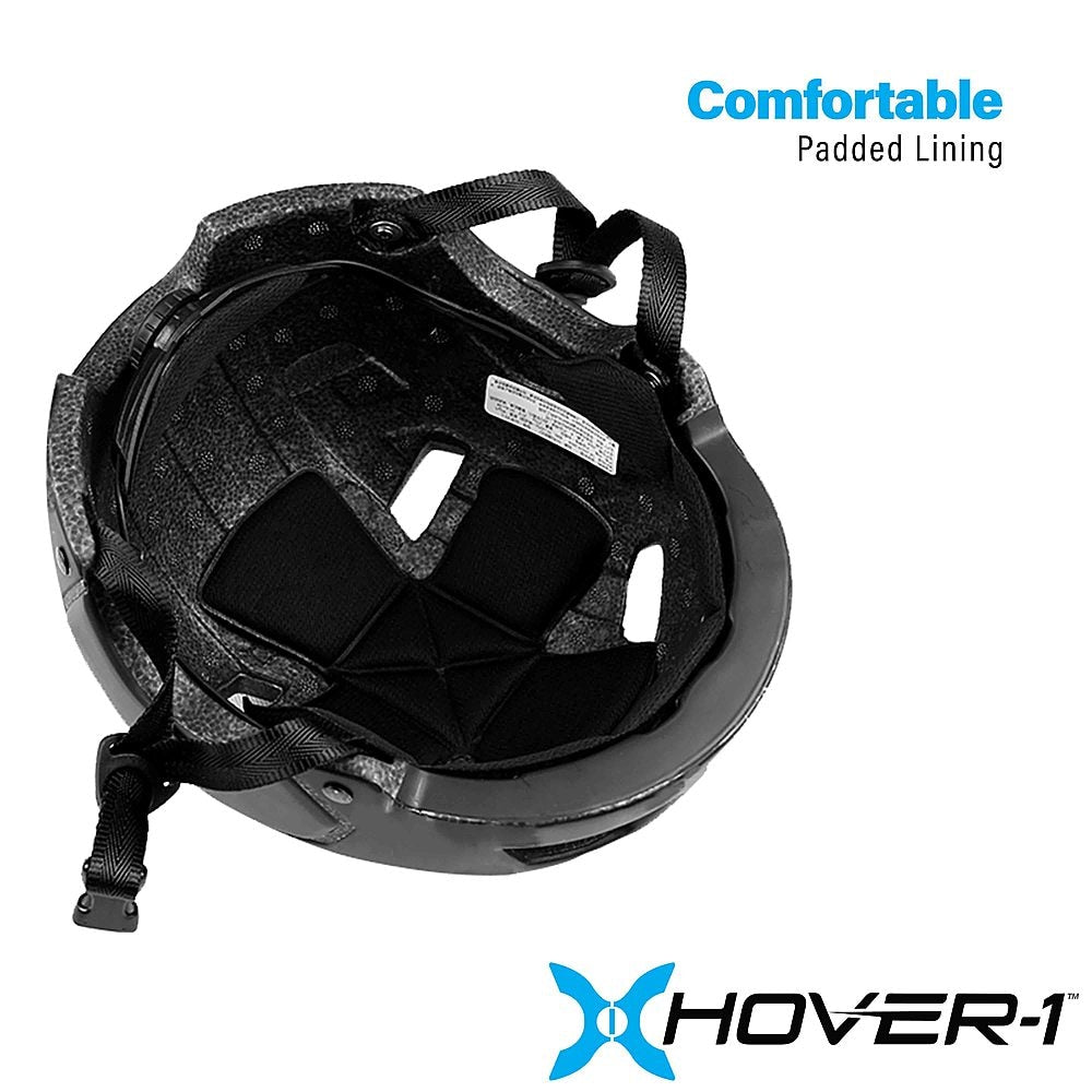 Hover-1 - Helmet with Detachable Visor - Black - Size Large_3