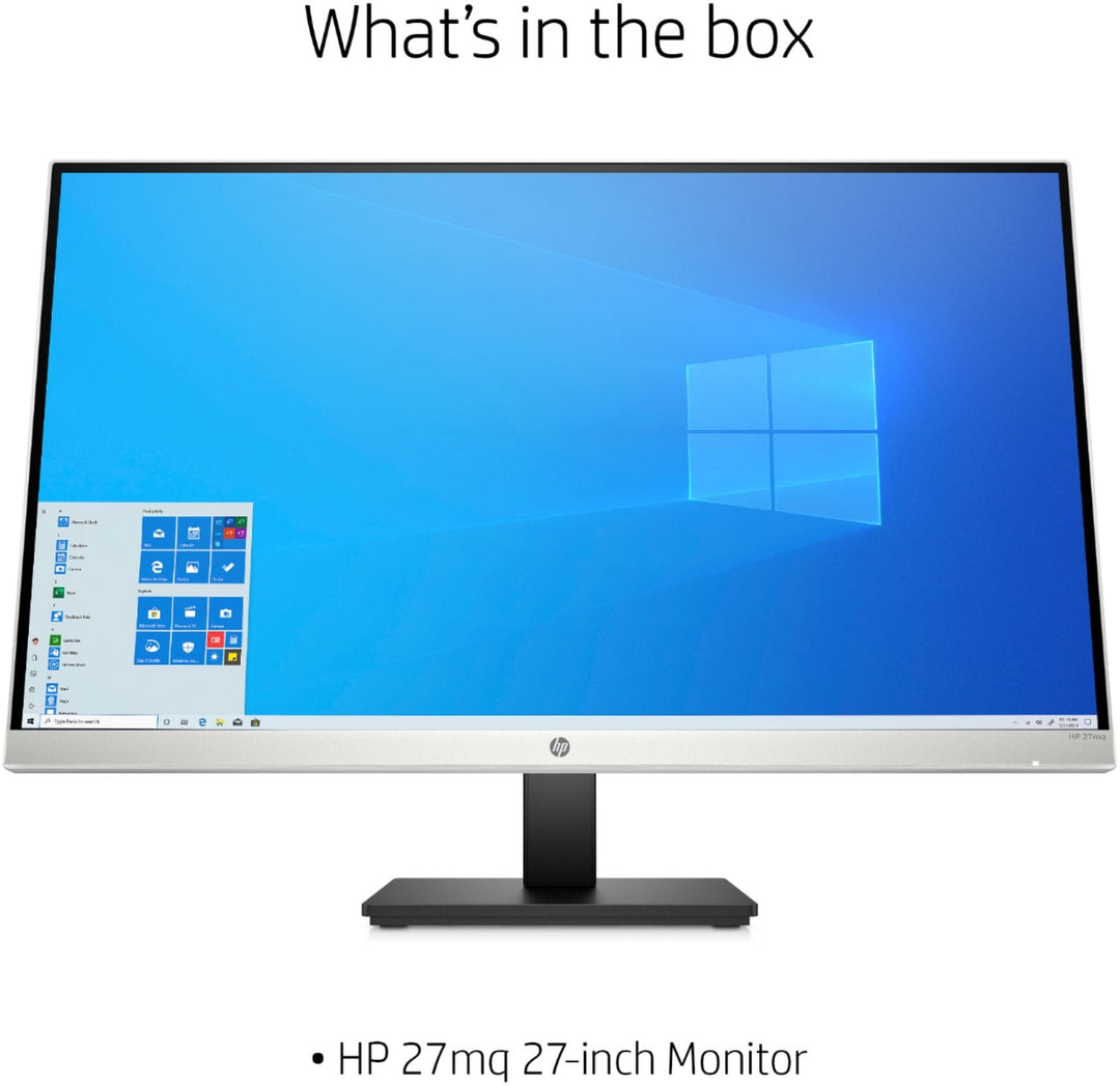 HP - 27mq 27" IPS LED QHD Monitor (HDMI, VGA) - Silver & Black_2