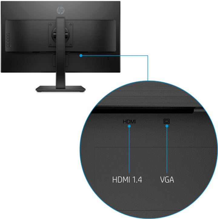 HP - 27mq 27" IPS LED QHD Monitor (HDMI, VGA) - Silver & Black_9