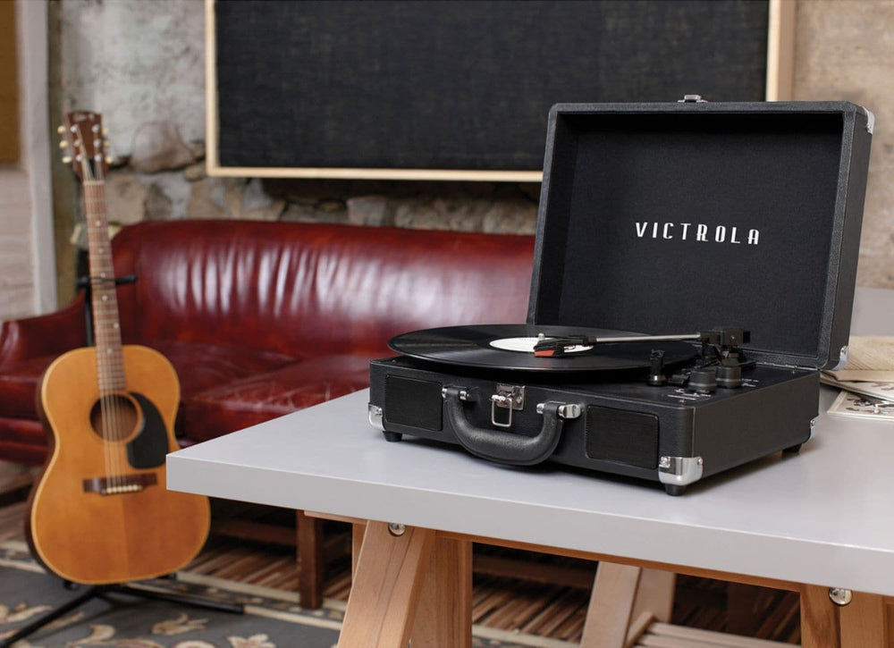 Victrola - Journey+ Bluetooth Suitcase Record Player - Black_1