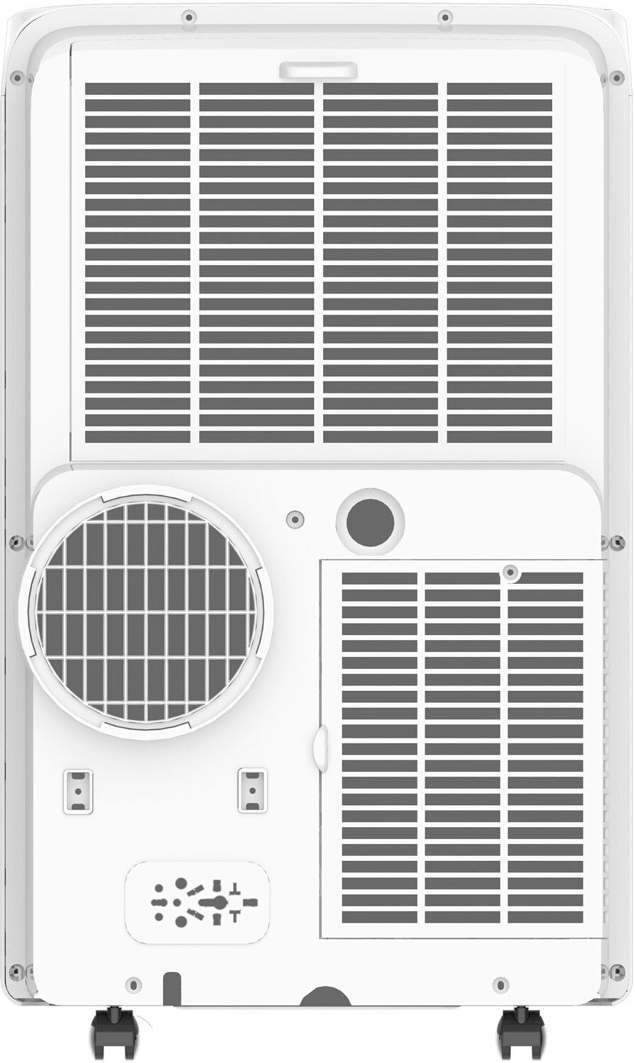 AuxAC - 200 Sq. Ft Portable Air Conditioner - White_2
