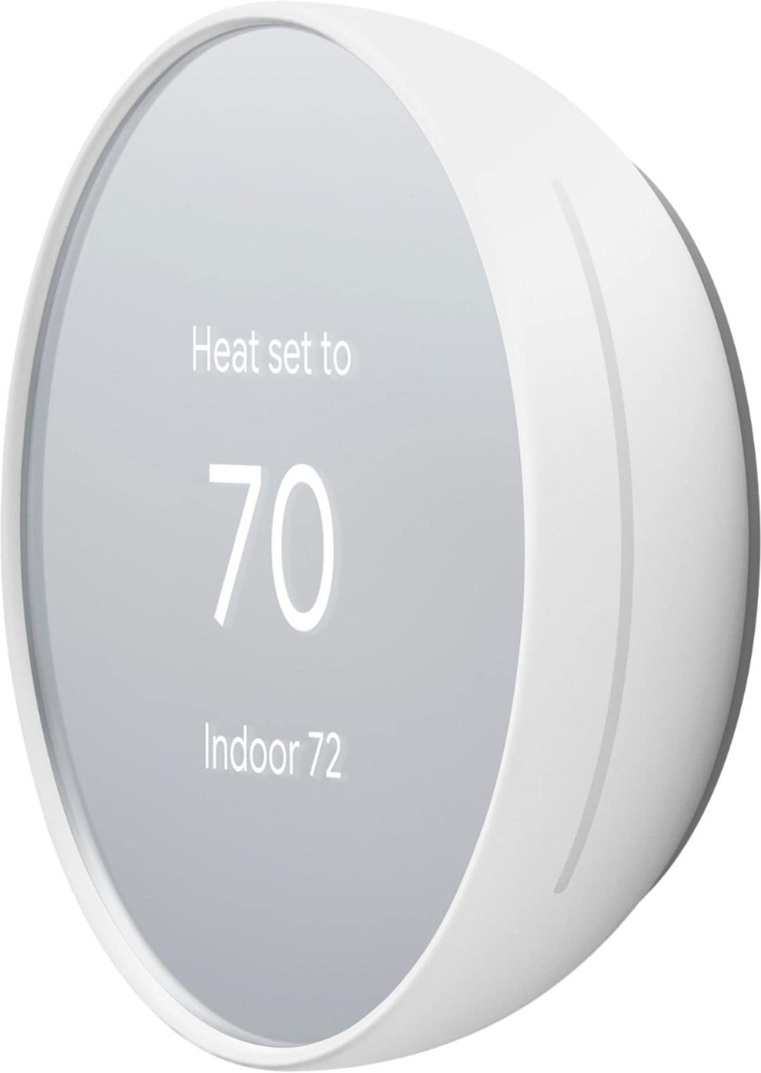 Google - Nest Smart Programmable Wifi Thermostat - Snow_10