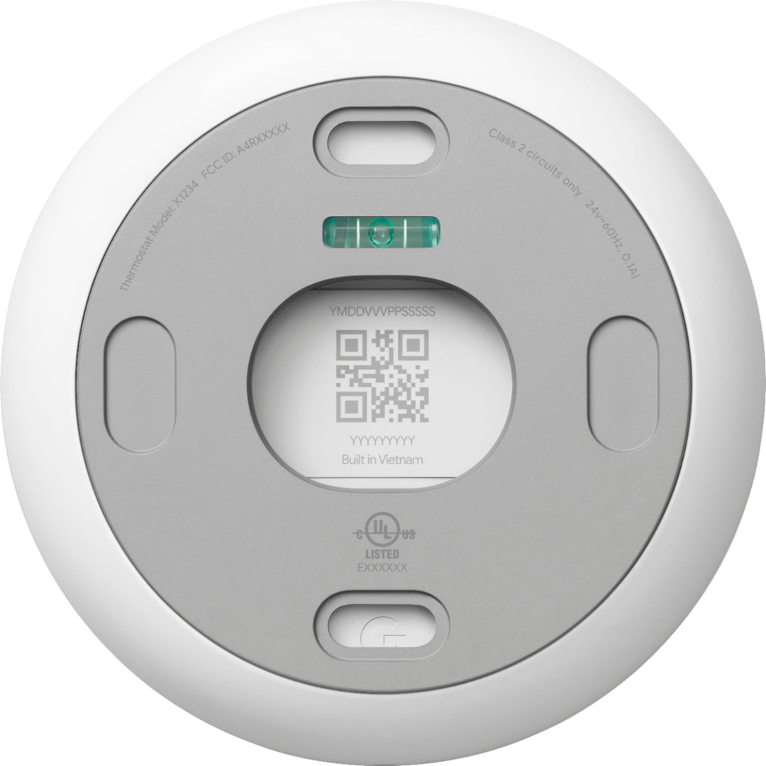 Google - Nest Smart Programmable Wifi Thermostat - Snow_8
