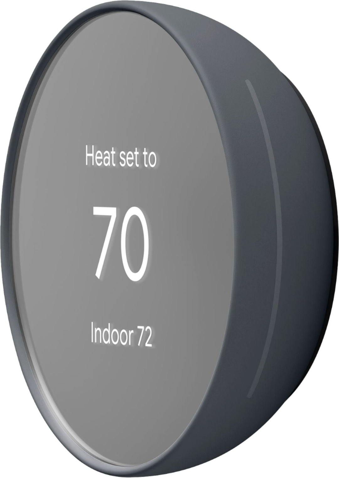 Google - Nest Smart Programmable Wifi Thermostat - Charcoal_4