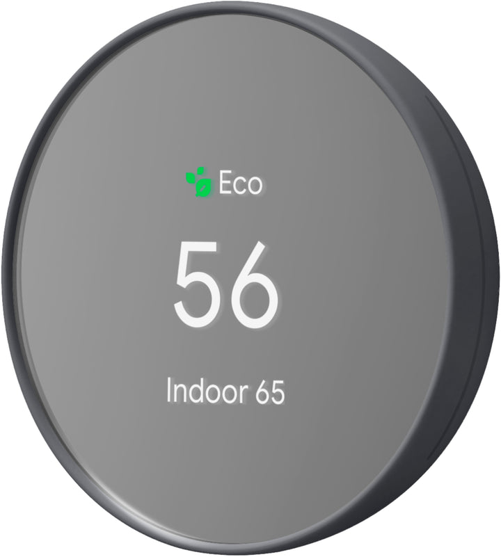 Google - Nest Smart Programmable Wifi Thermostat - Charcoal_11
