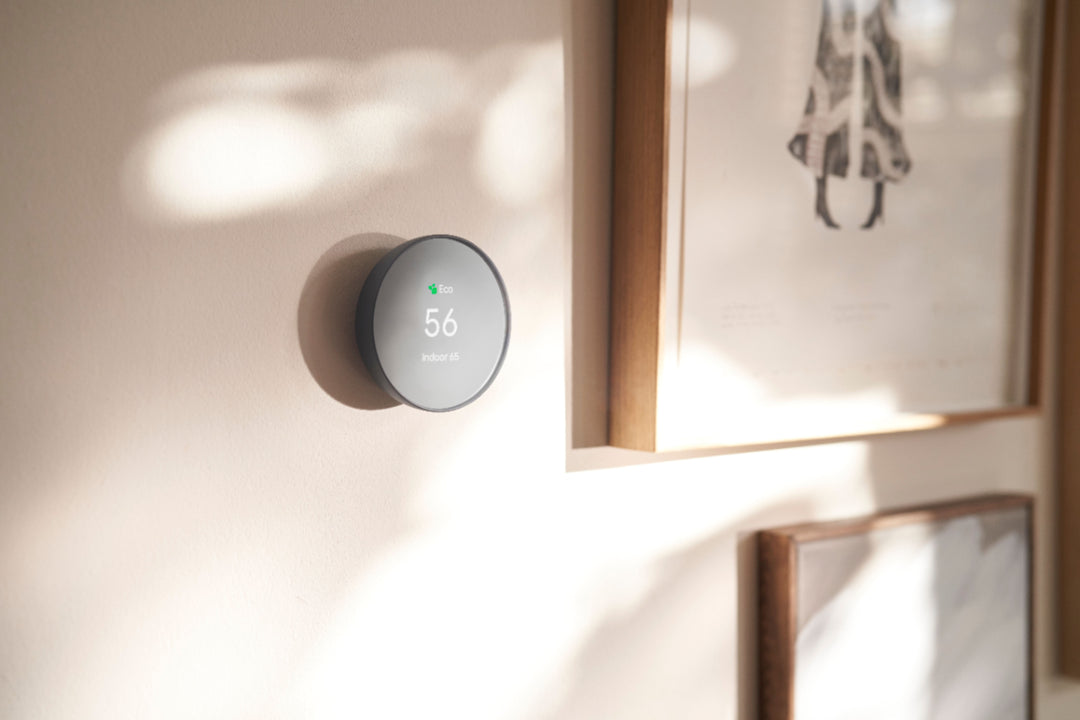 Google - Nest Smart Programmable Wifi Thermostat - Charcoal_9