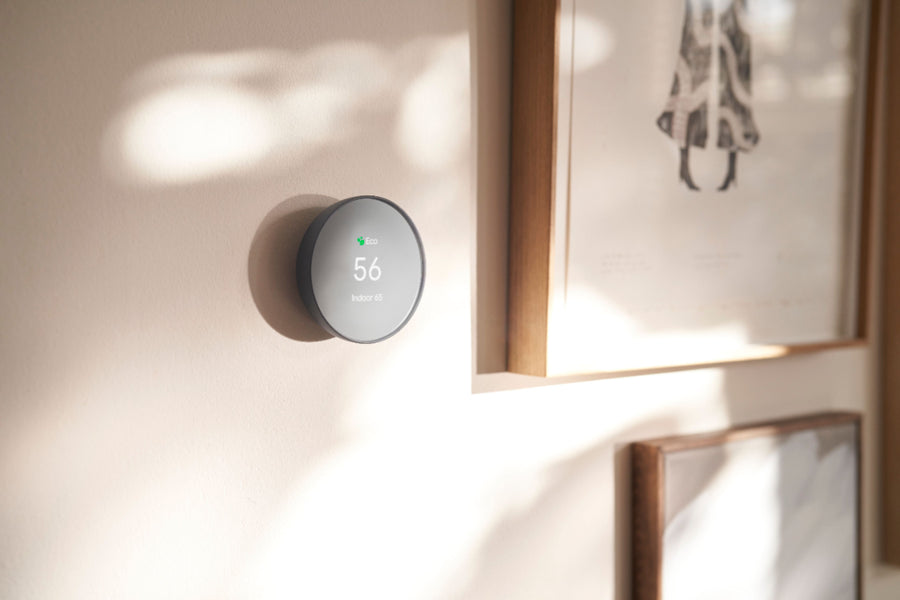 Google - Nest Smart Programmable Wifi Thermostat - Sand_1