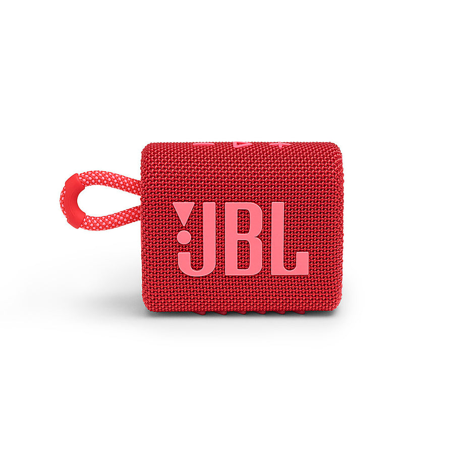 JBL - GO3 Portable Waterproof Wireless Speaker - Red_0