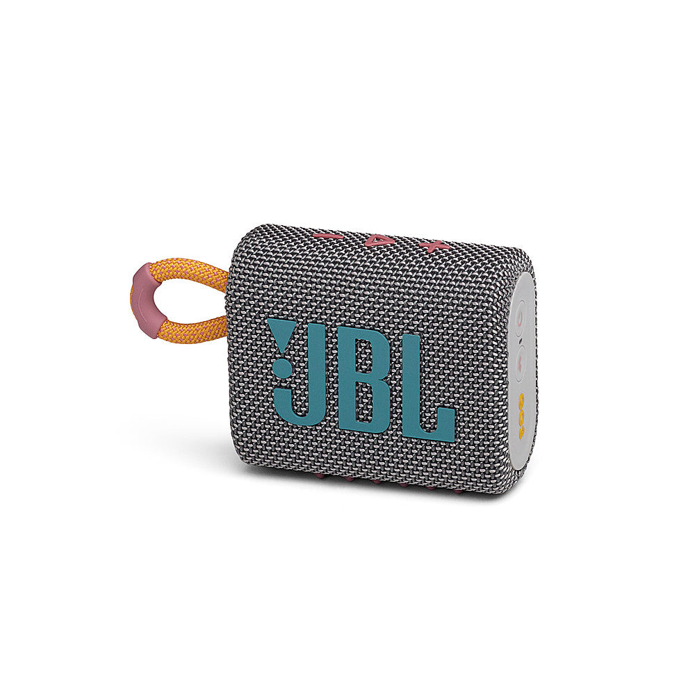 JBL - GO3 Portable Waterproof Wireless Speaker - Gray_1