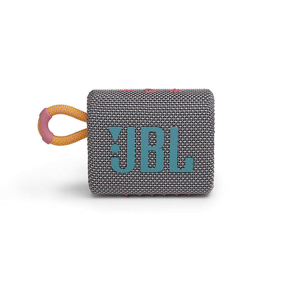 JBL - GO3 Portable Waterproof Wireless Speaker - Gray_0