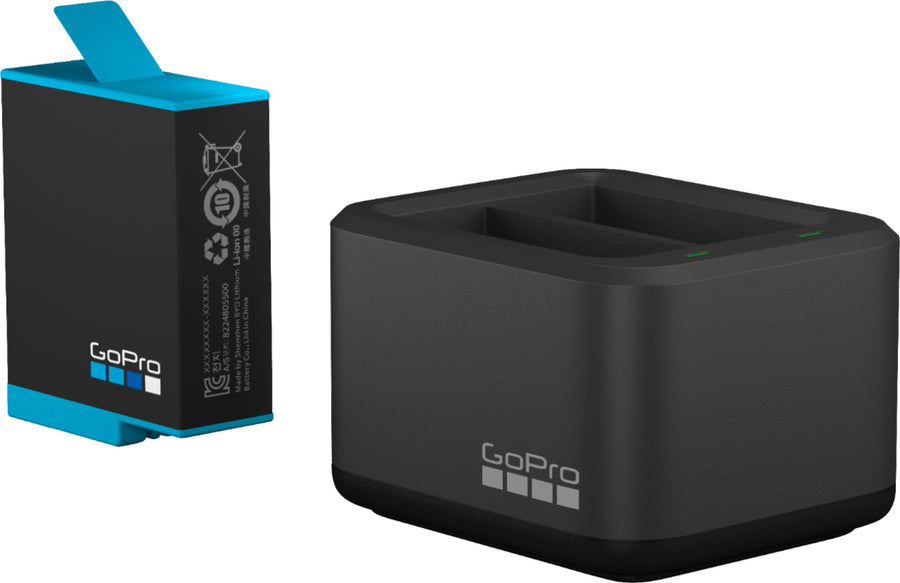 GoPro - Dual Battery Charger + Battery (HERO10 Black/HERO9 Black) - Black_0