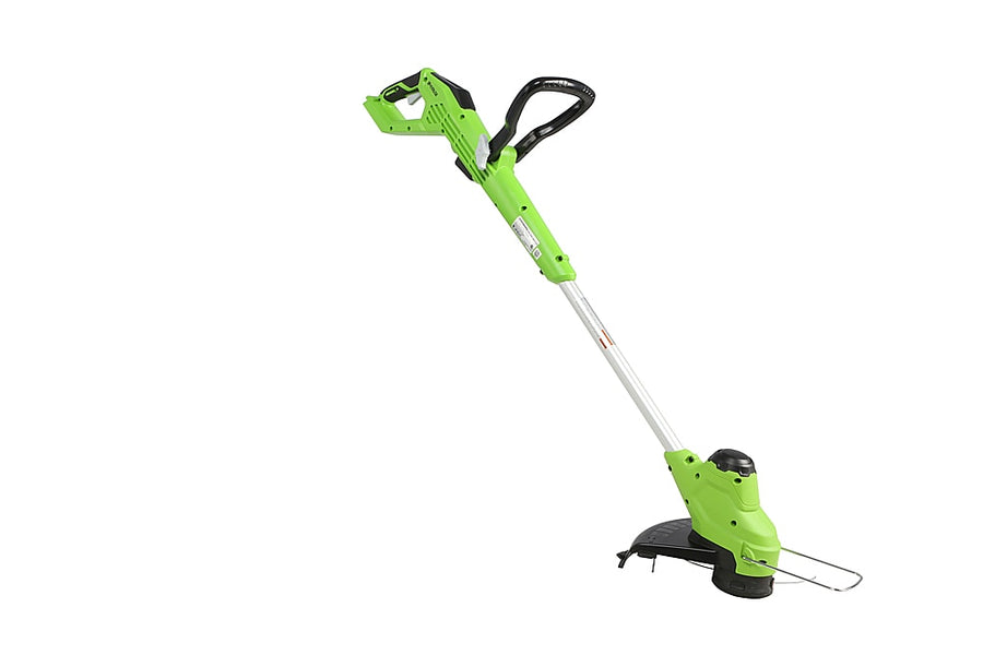 Greenworks - 24-Volt 12" Cordless TORQDRIVE String Trimmer/Edger (2.0Ah Battery and Charger Included) - Black/Green_0