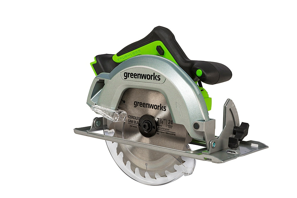 Greenworks - 24-Volt Cordless Brushless 7.25 in. Circular Saw (Battery and charger not included)_4