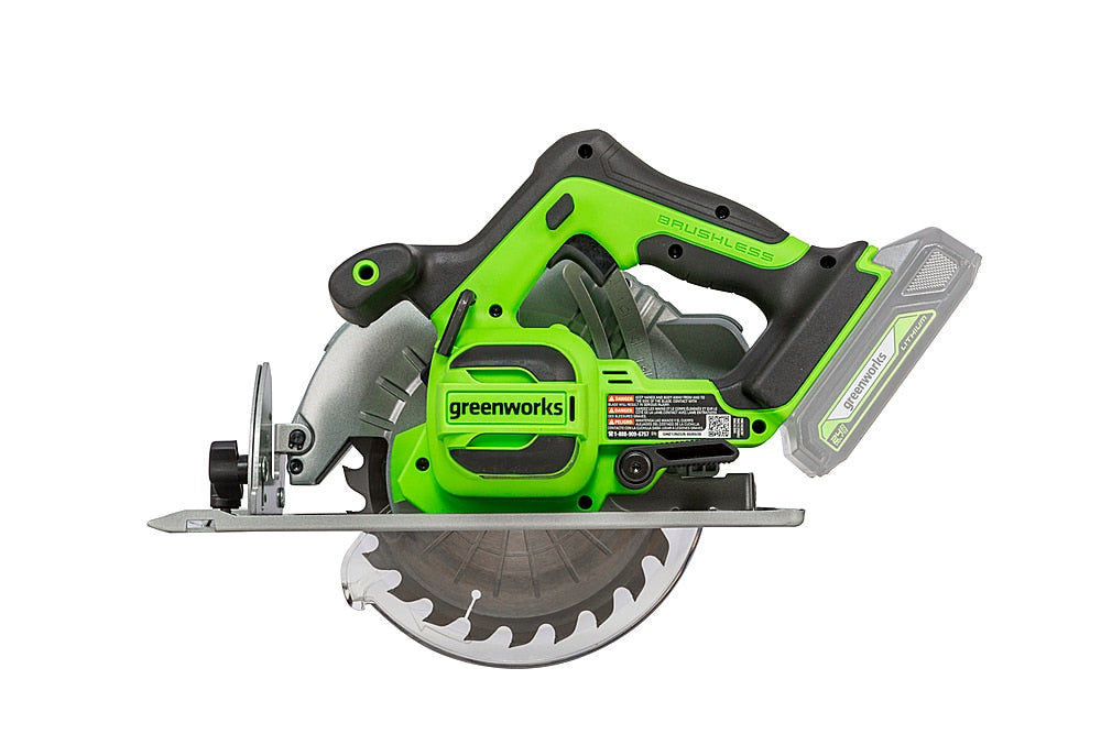 Greenworks - 24-Volt Cordless Brushless 7.25 in. Circular Saw (Battery and charger not included)_9