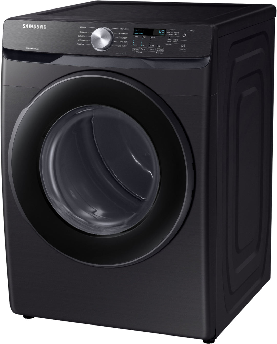 Samsung - 7.5 Cu. Ft. Stackable Gas Dryer with Sensor Dry - Black stainless steel_3