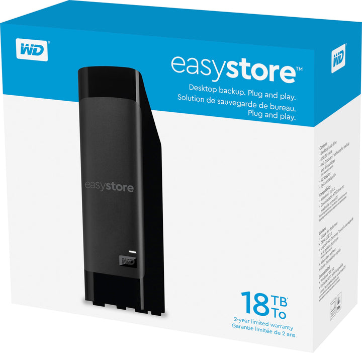 WD - easystore 18TB External USB 3.0 Hard Drive - Black_5