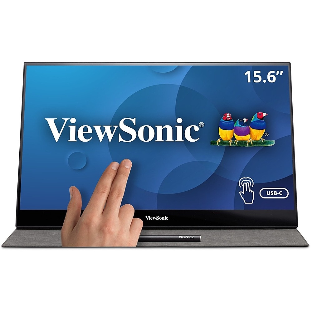 ViewSonic - 15.6 LCD FHD Monitor (DisplayPort VGA, USB, HDMI)_0