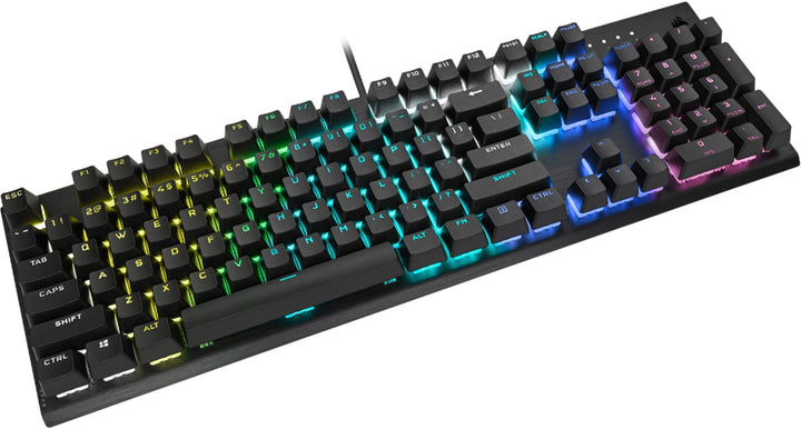 CORSAIR - K60 RGB Pro SE Full-size Wired Mechanical Cherry Viola Linear Gaming Keyboard with PBT Double-Shot Keycaps_9
