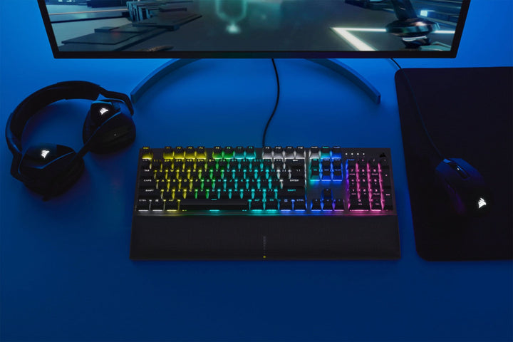 CORSAIR - K60 RGB Pro SE Full-size Wired Mechanical Cherry Viola Linear Gaming Keyboard with PBT Double-Shot Keycaps_18