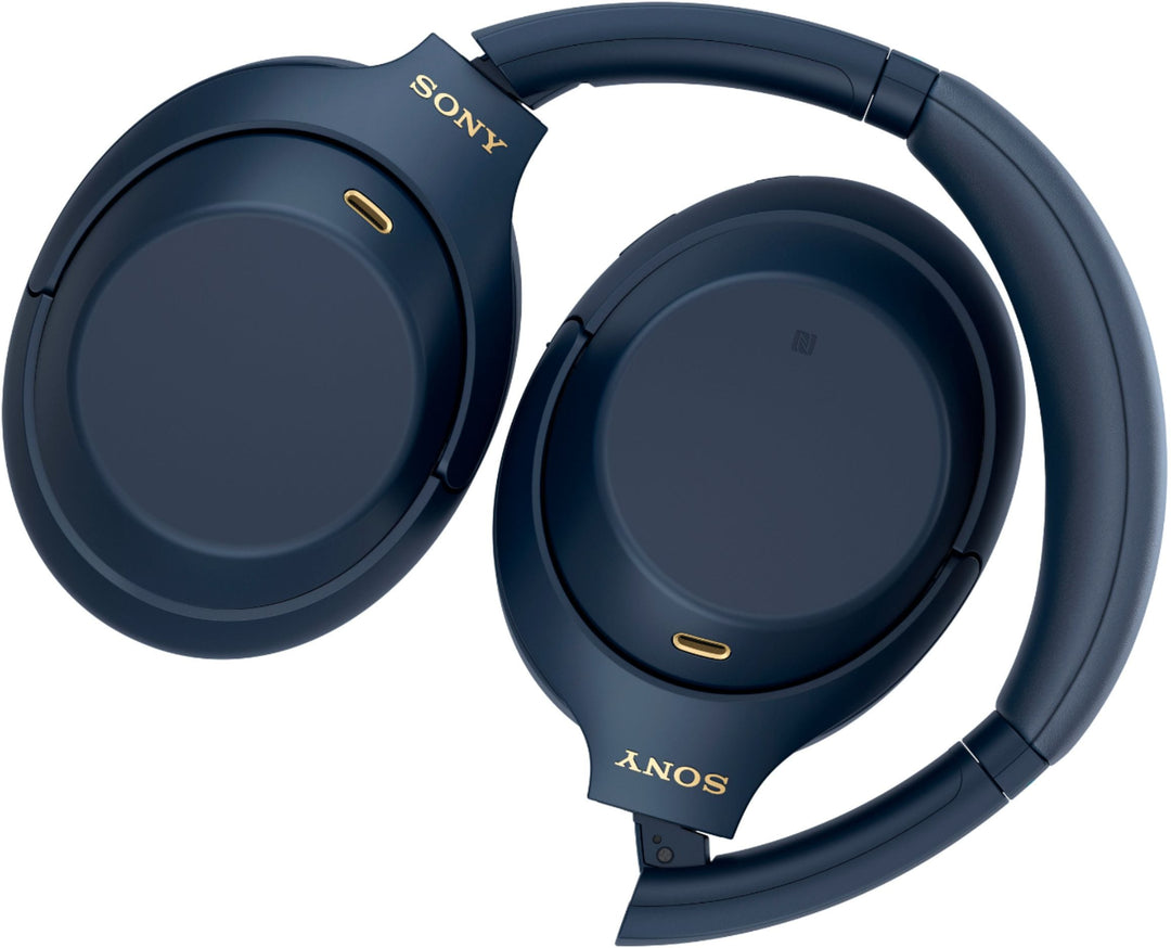Sony - WH-1000XM4 Wireless Noise-Cancelling Over-the-Ear Headphones - Midnight Blue_3