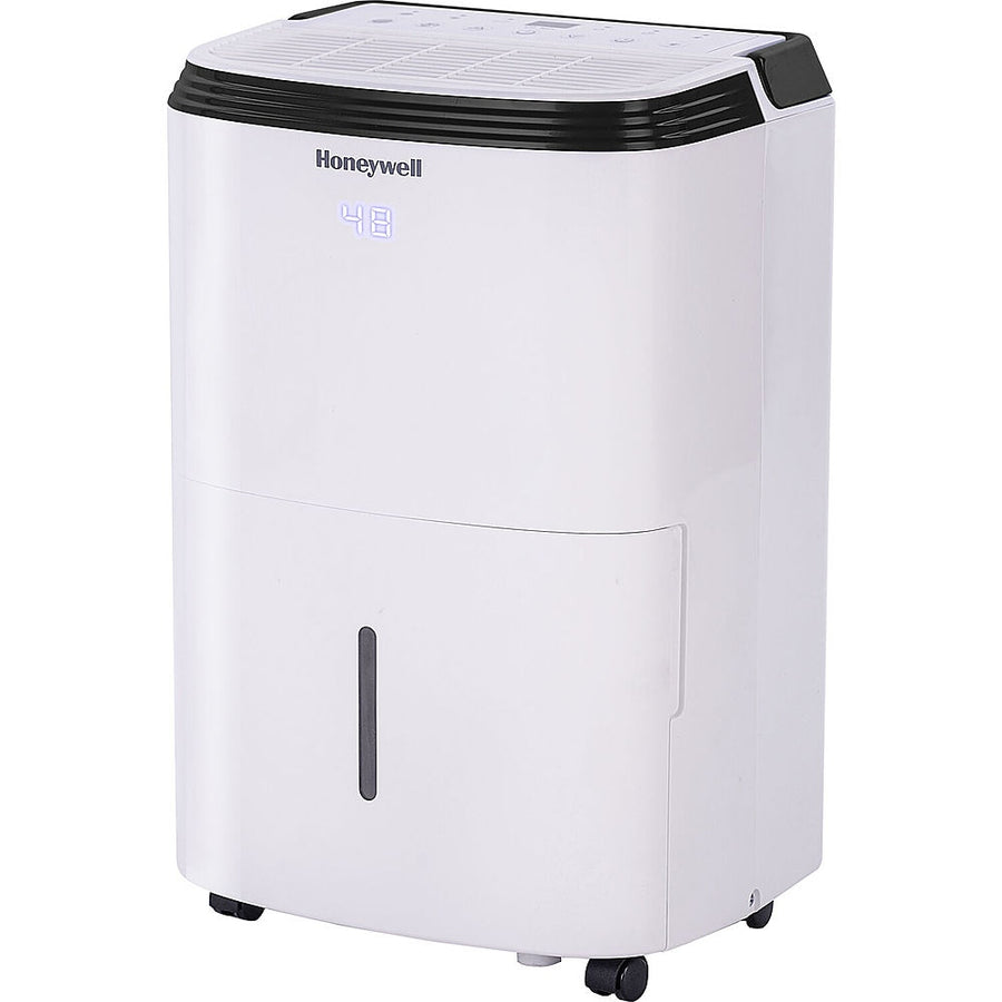 Honeywell - 30 Pint Energy Star Dehumidifier for Small Basements & Crawl Spaces with Mirage Display and Washable Filter - White_0