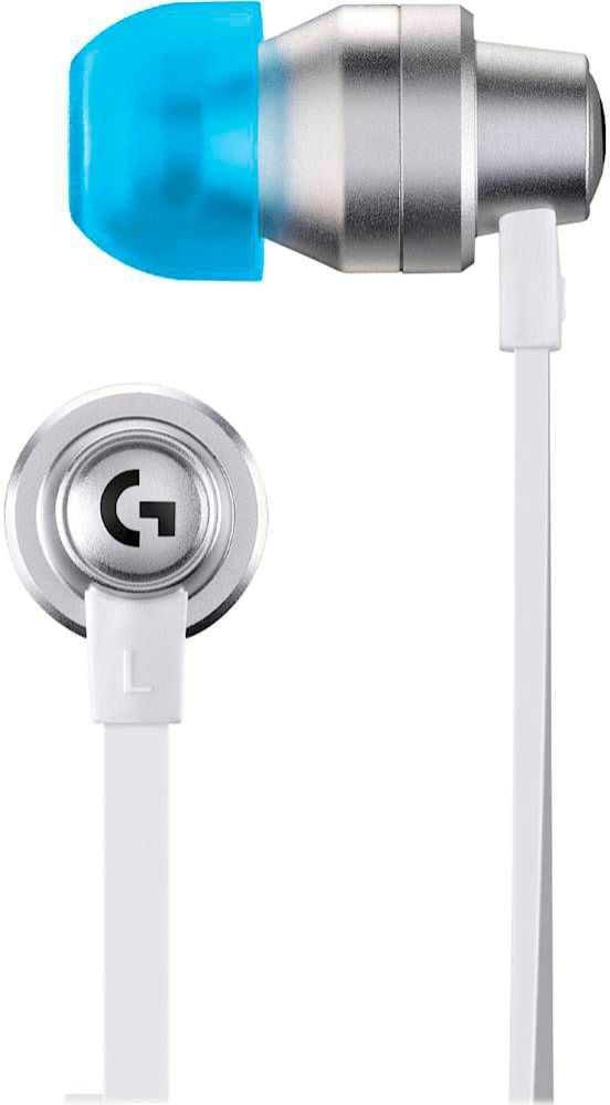 Logitech - G333 VR Wired Stereo In-Ear Gaming Headphones for Meta Quest 2 - White/Silver/Blue_1