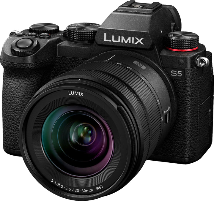 Panasonic - LUMIX S5 Mirrorless Camera Body with 20-60mm F3.5-5.6 Lens - DC-S5KK - Black_2